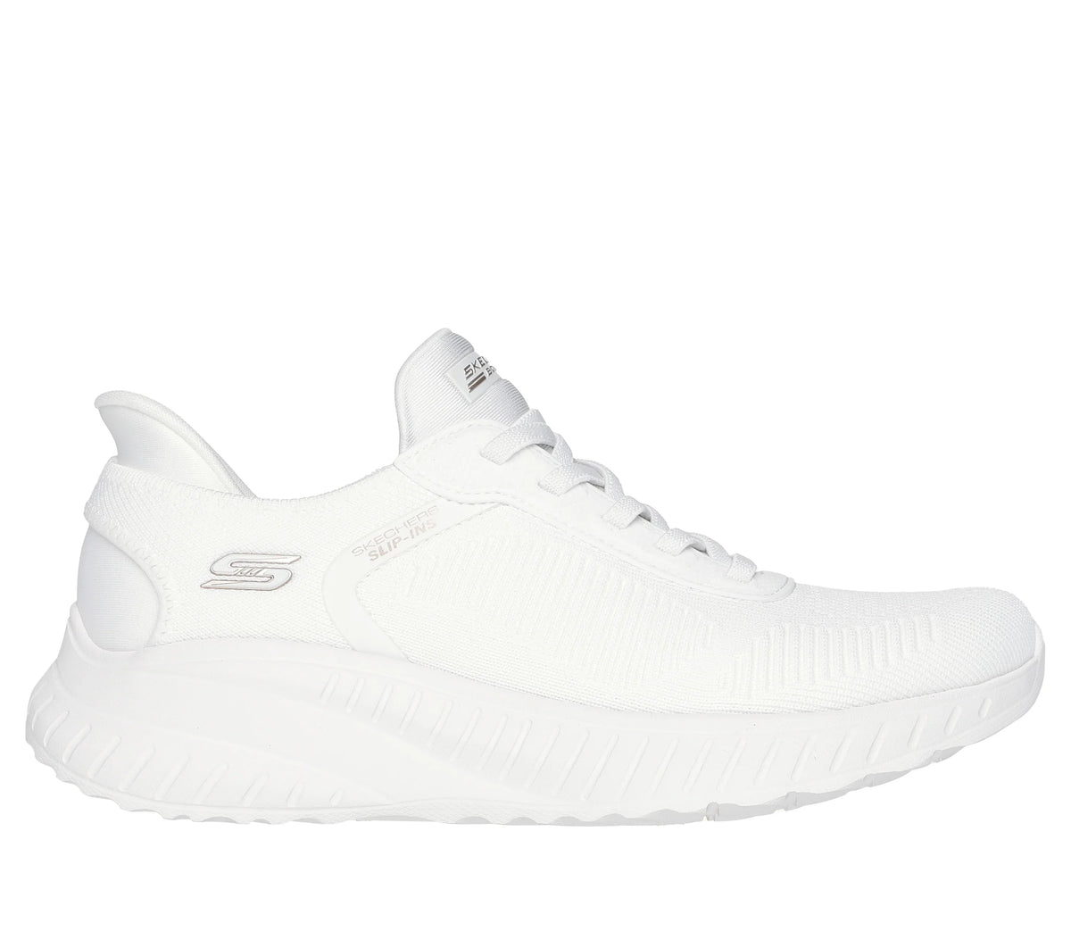 Women's Wide Fit Skechers 117497W Slip-ins Sport Squad Chaos Sneakers