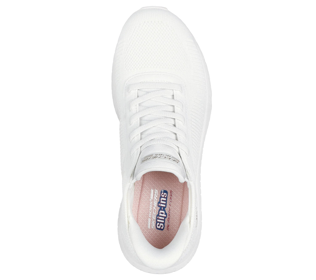 Women's Wide Fit Skechers 117497W Slip-ins Sport Squad Chaos Sneakers