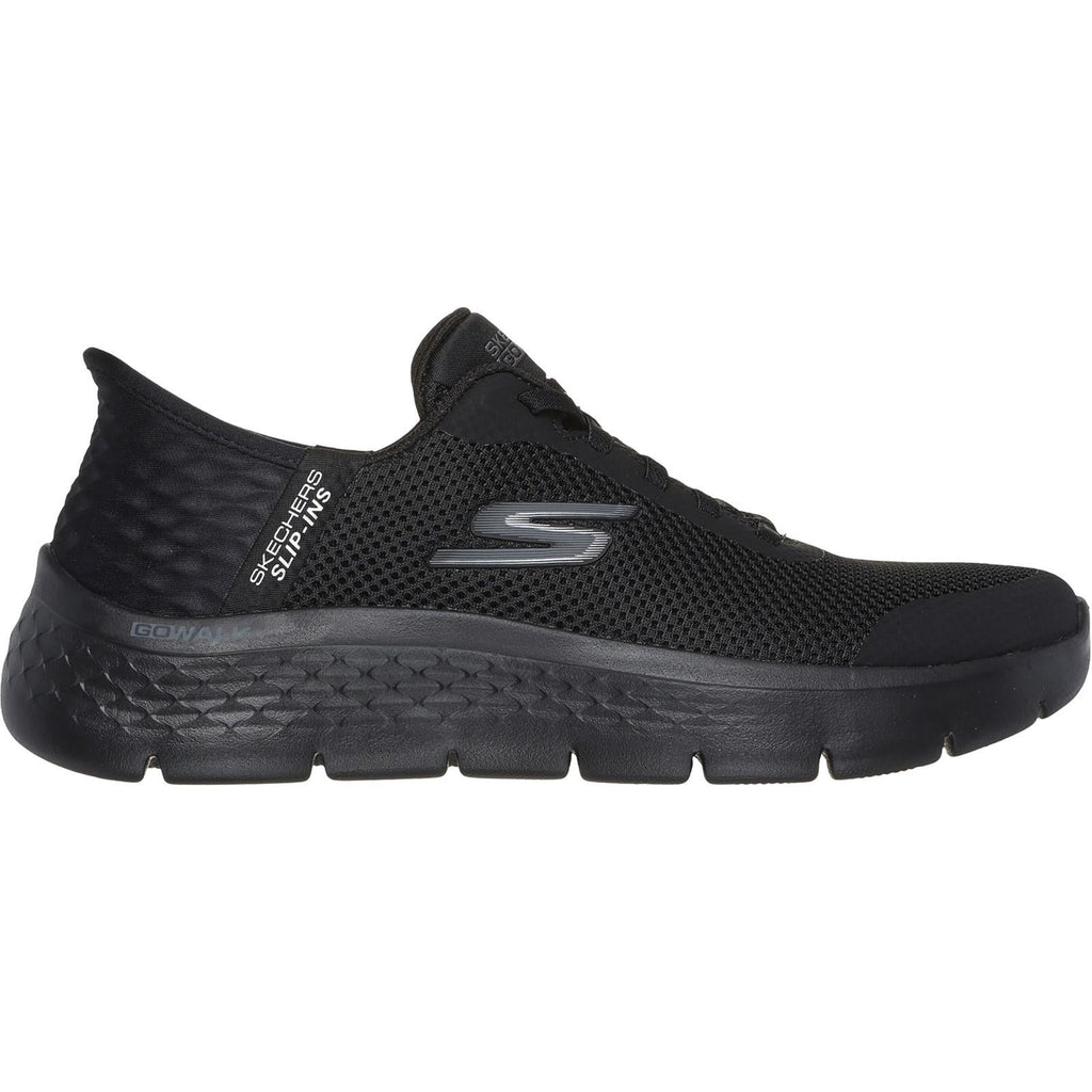Women's Wide Fit Skechers 124836 Go Walk Flex Grand Entry Sneakers