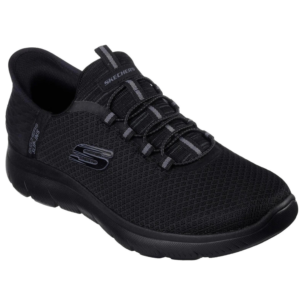 Men's Wide Fit Skechers Slip-ins 232457 High Range Summits Sneakers -  Black