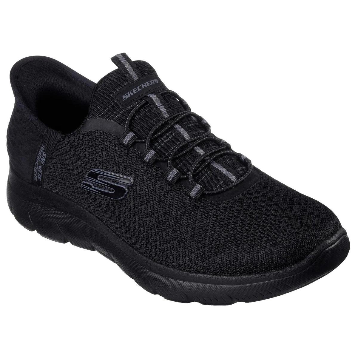Men's Wide Fit Skechers Slip-ins 232457 High Range Summits Sneakers -  Black