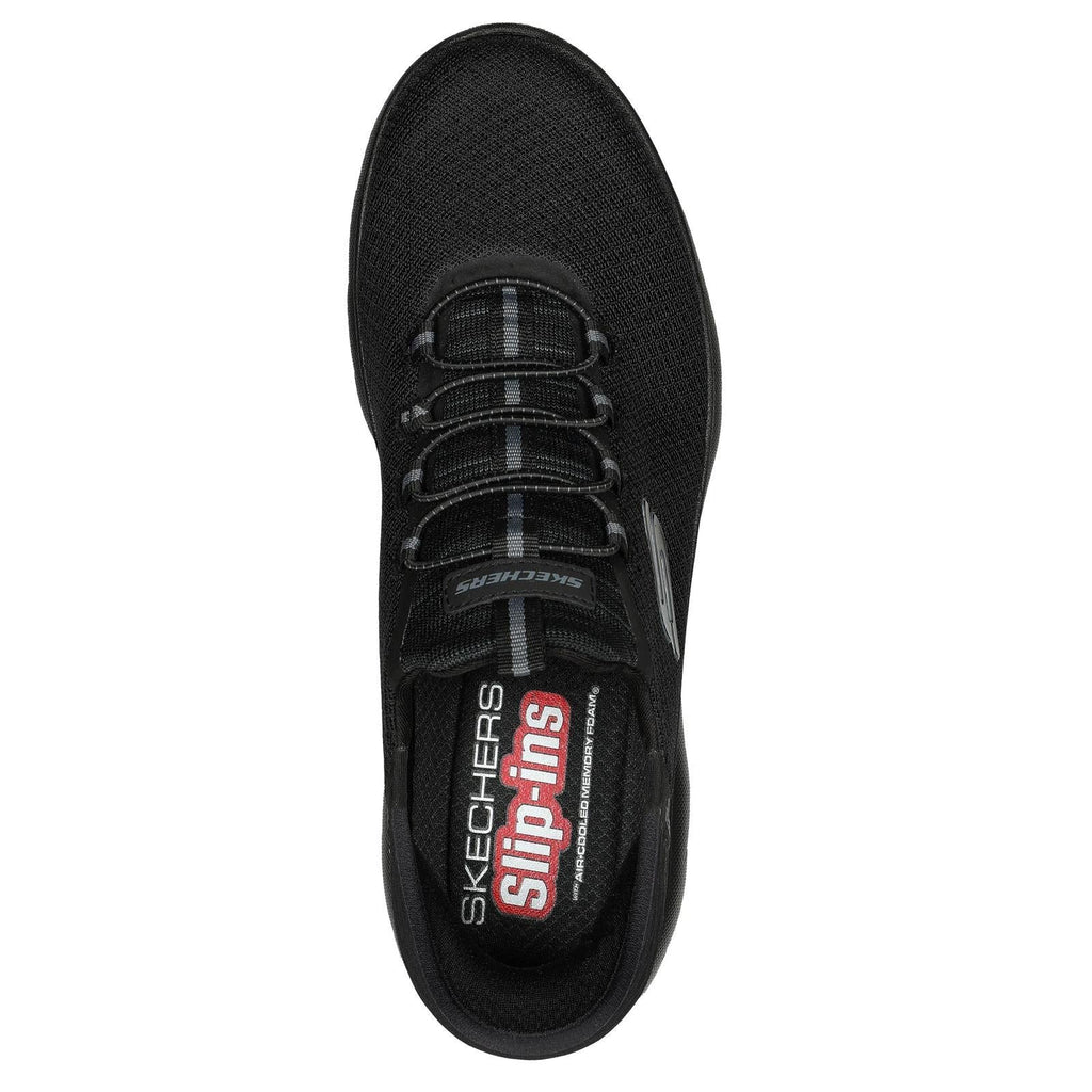 Men's Wide Fit Skechers Slip-ins 232457 High Range Summits Sneakers -  Black