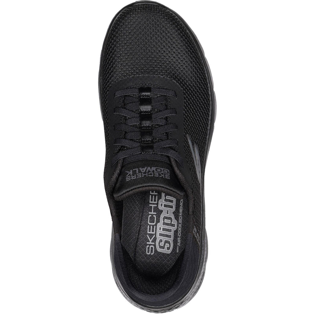 Women's Wide Fit Skechers 124836 Go Walk Flex Grand Entry Sneakers