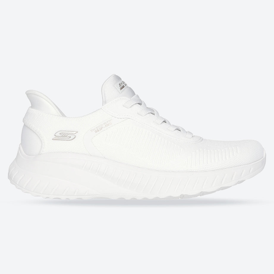 Women's Wide Fit Skechers 117497W Slip-ins Sport Squad Chaos Sneakers